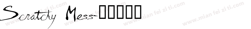 Scratchy Mess字体转换